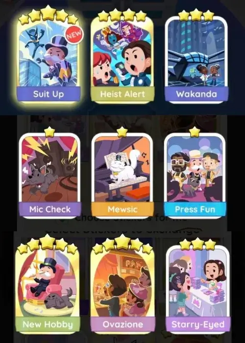 MONOPOLY GO Sticker Secrets - Collect Faster, Trade Smarter! 10 Monopoly Go Sticker Pack Types